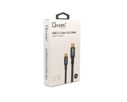 OXHORN CB-CC-3205 USB C 3.2 Gen 2x2 Cable 0.5m V28-ACBOXHCBCC3205