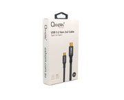 OXHORN CB-CC-322 USB C 3.2 Gen 2x2 Cable 2m V28-ACBOXHCBCC322
