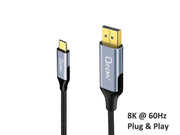 OXHORN CB-CD-802 USB C to DP Cable 2m V28-ACBOXHCBCD802