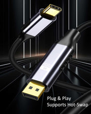 OXHORN CB-CD-803 USB C to DP Cable 3m V28-ACBOXHCBCD803