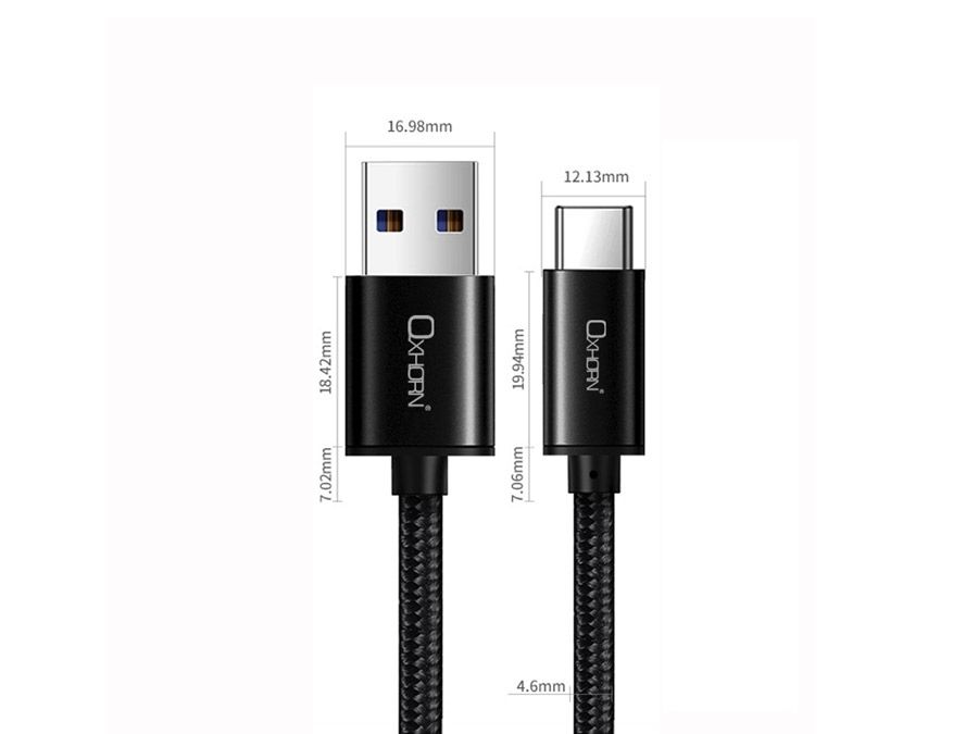 OXHORN CB-CU-312 USB 3.2 A to C Cable 2m V28-ACBOXHCBCU312