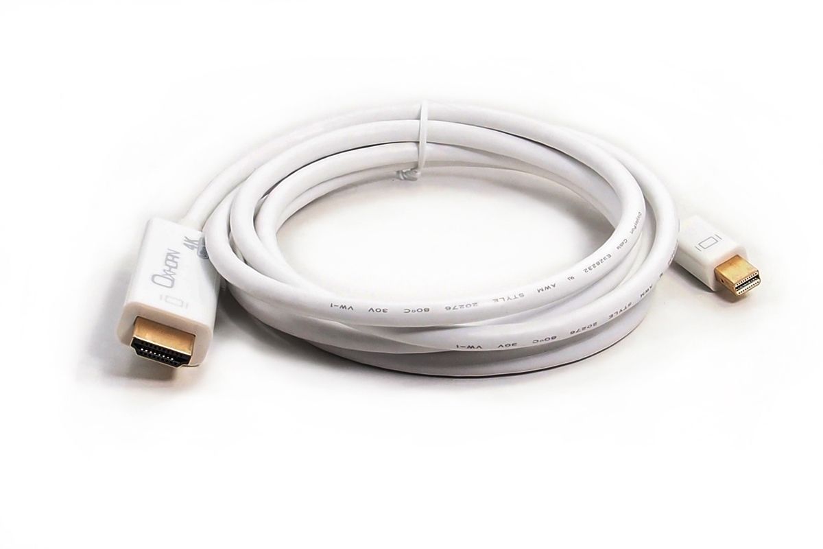 OXHORN CB-DPM-H4-03 Mini DP to HDMI Cable 3m 4K V28-ACBOXHCBDPMH403