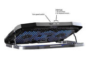 OXHORN LC-1701 Laptop Cooling Stand High Adjustable V28-ACBOXHLC1701