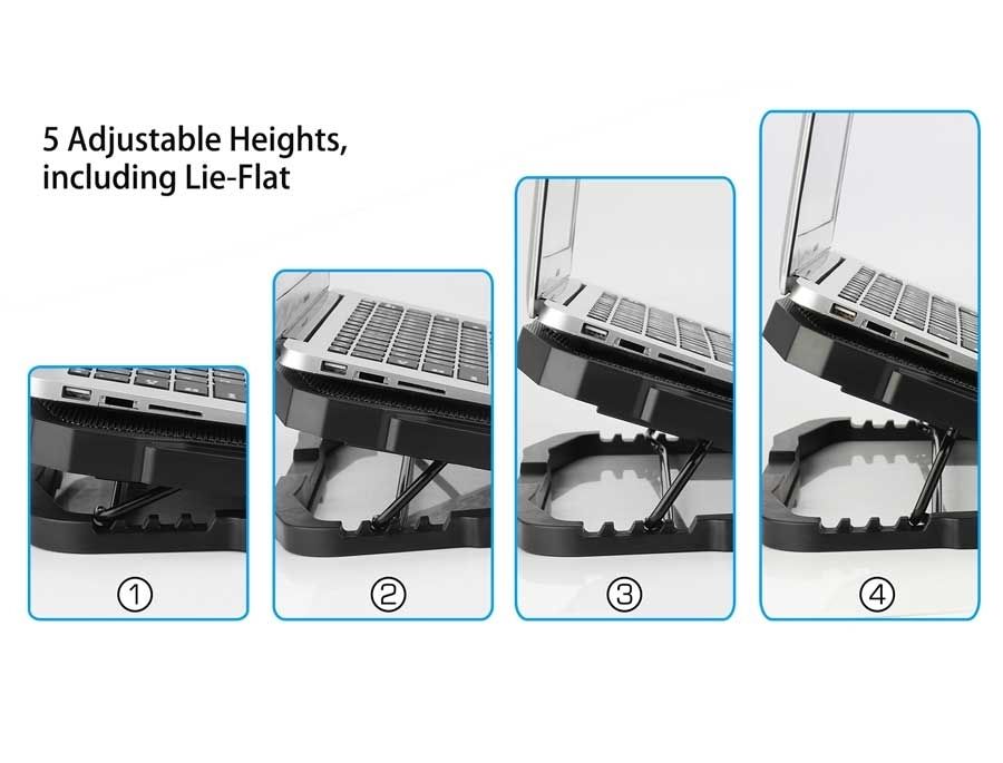 OXHORN LC-1701 Laptop Cooling Stand High Adjustable V28-ACBOXHLC1701