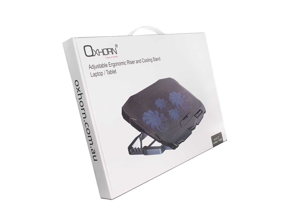 OXHORN LC-1701 Laptop Cooling Stand High Adjustable V28-ACBOXHLC1701