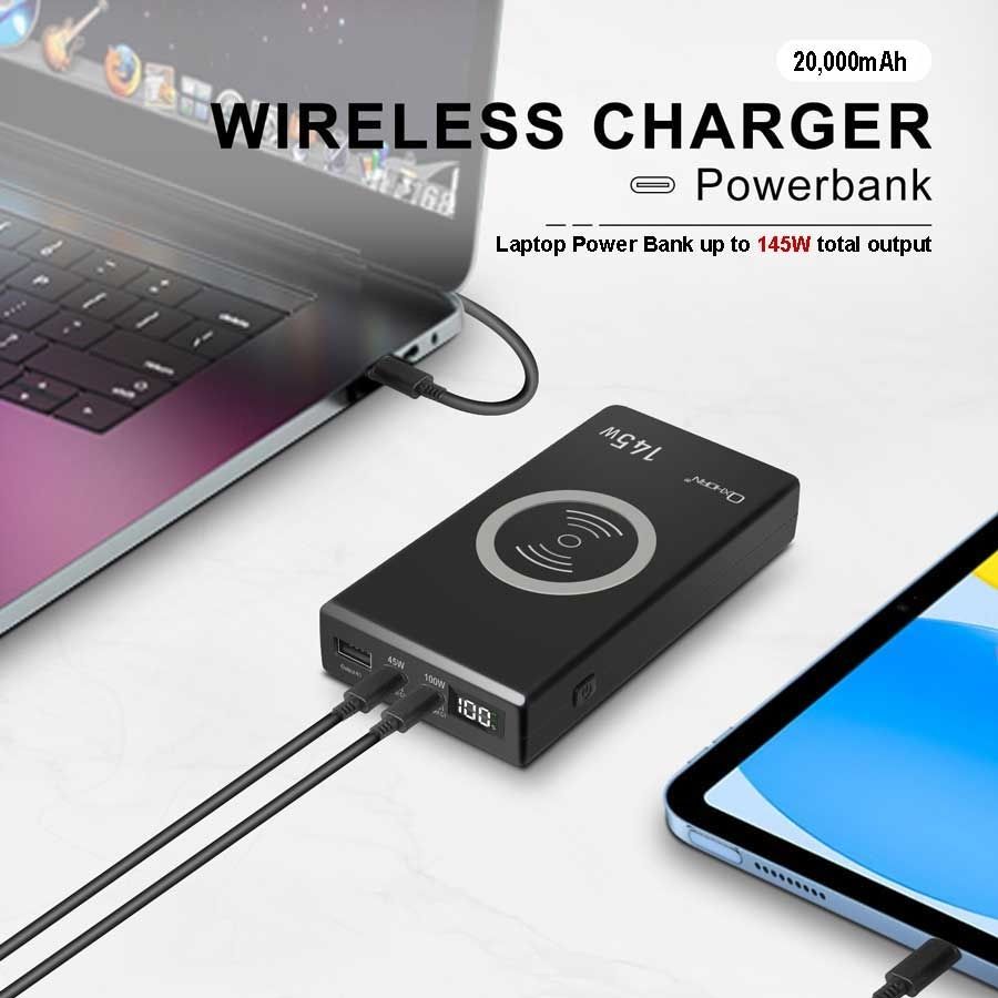 OXHORN NB-PB145W USB C PD Laptop Power Bank 145w V28-ACBOXHNBPB145W