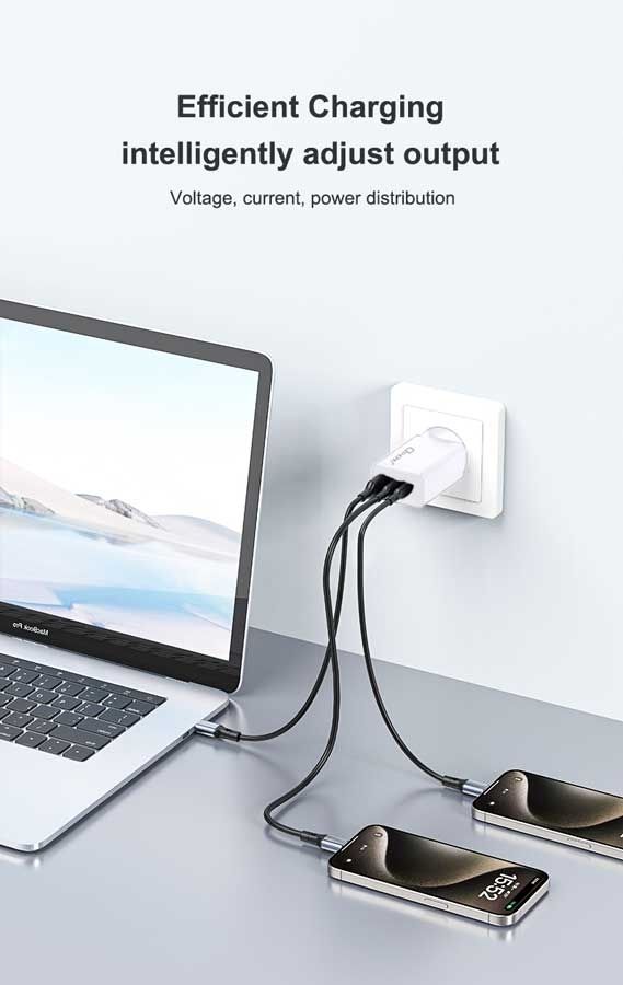 OXHORN NB-PD100S PD 100W GaN Charger 3-Port V28-ACBOXHNBPD100S