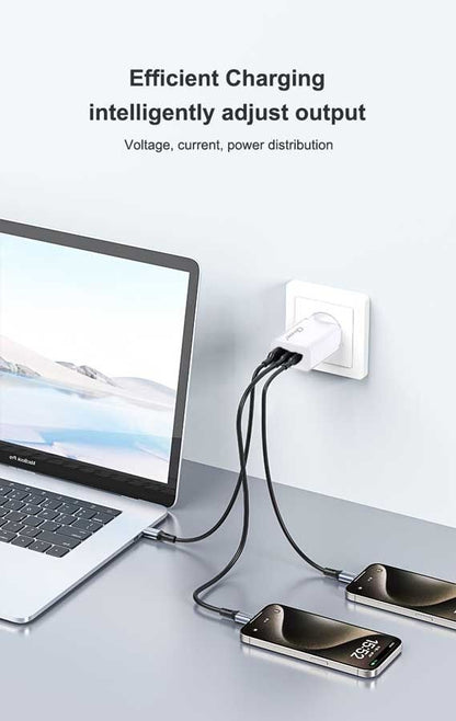 OXHORN NB-PD100S PD 100W GaN Charger 3-Port V28-ACBOXHNBPD100S