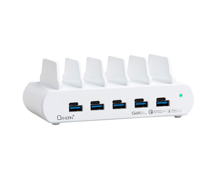 OXHORN NB-PD150D PD 150W 5-Port (5A+5C) Charging Dock with build-in rack V28-ACBOXHNBPD150D
