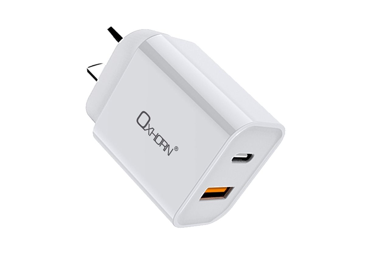 OXHORN NB-PD20 Type C & USB Quick Charger 20W V28-ACBOXHNBPD20