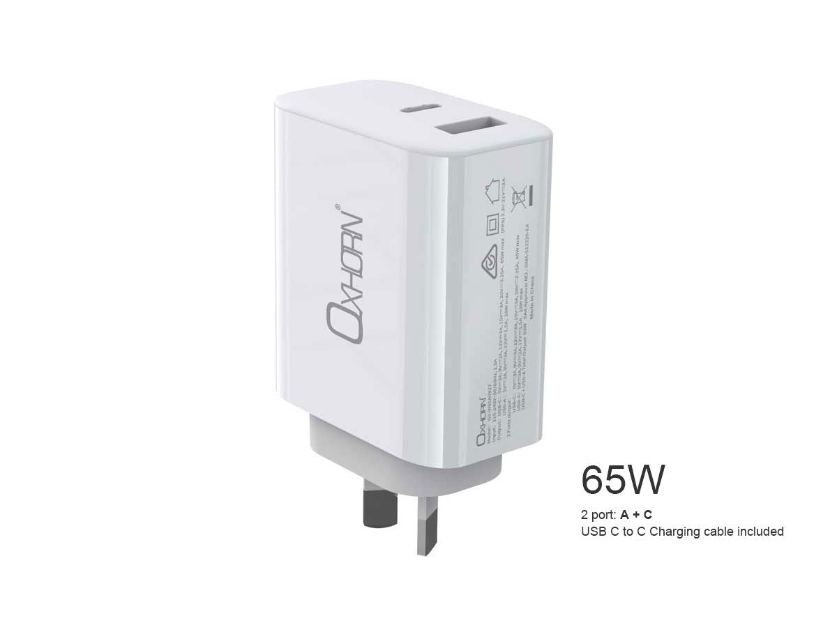 OXHORN NB-PD65AC PD 65W GaN Charger