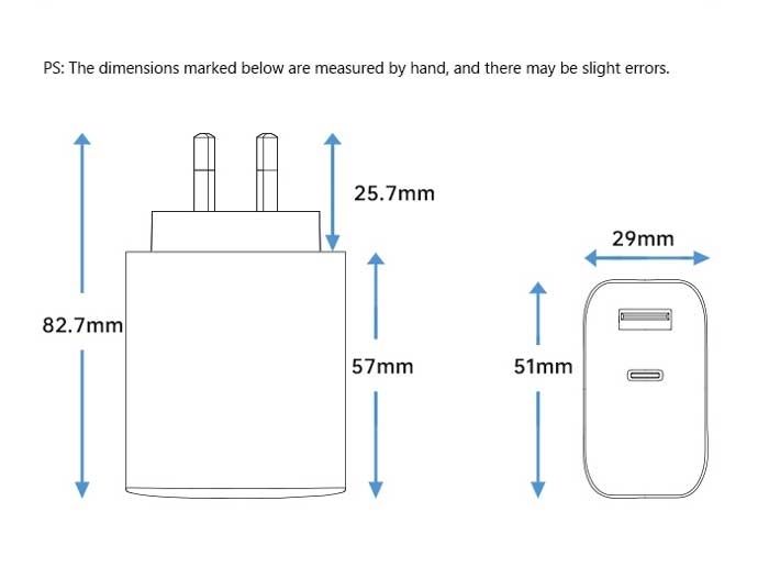 OXHORN NB-PD65AC PD 65W GaN Charger