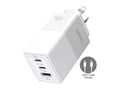 OXHORN NB-PD65CCAW PD GaN Charger 65W 3 Ports White V28-ACBOXHNBPD65CCAW