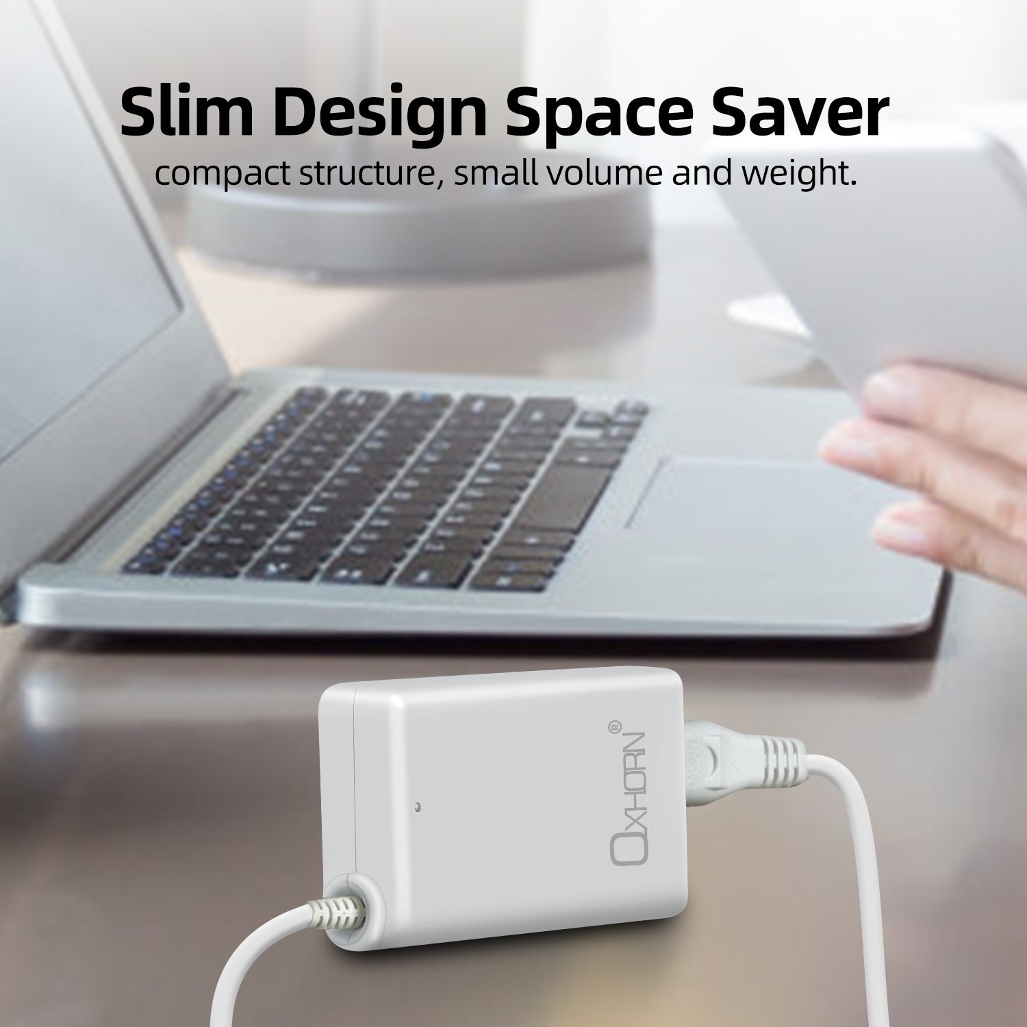 Oxhorn Type C GaN Charger 65W White V28-ACBOXHNBPD65W