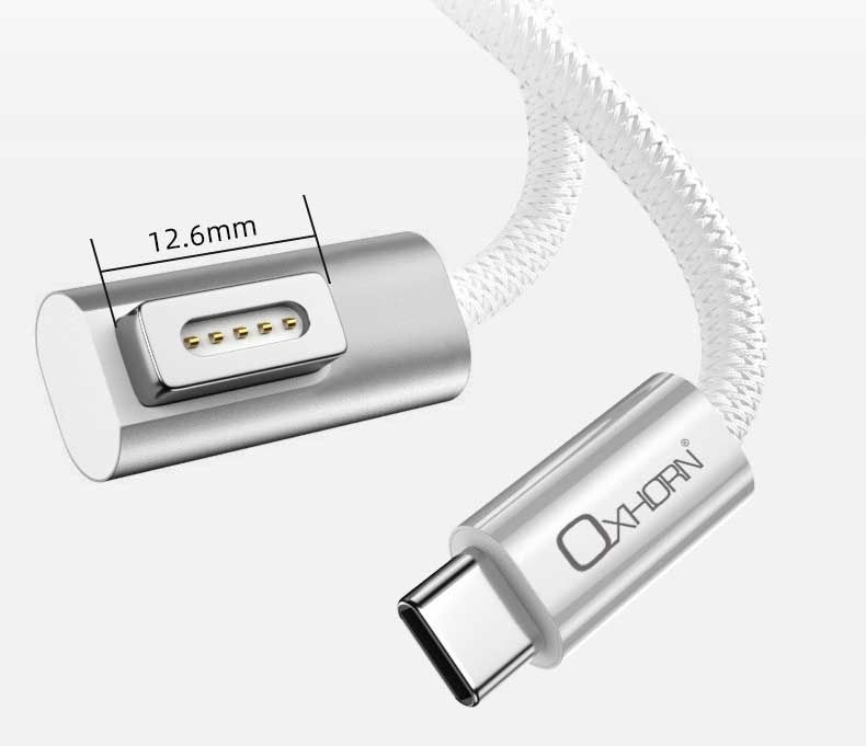 OXHORN NB-PD-Mag-1 USB C to Magsafe 1 Charging Cable V28-ACBOXHNBPDMAG1