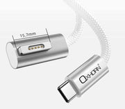 OXHORN NB-PD-Mag-2 USB C to Magsafe 2 Charging Cable