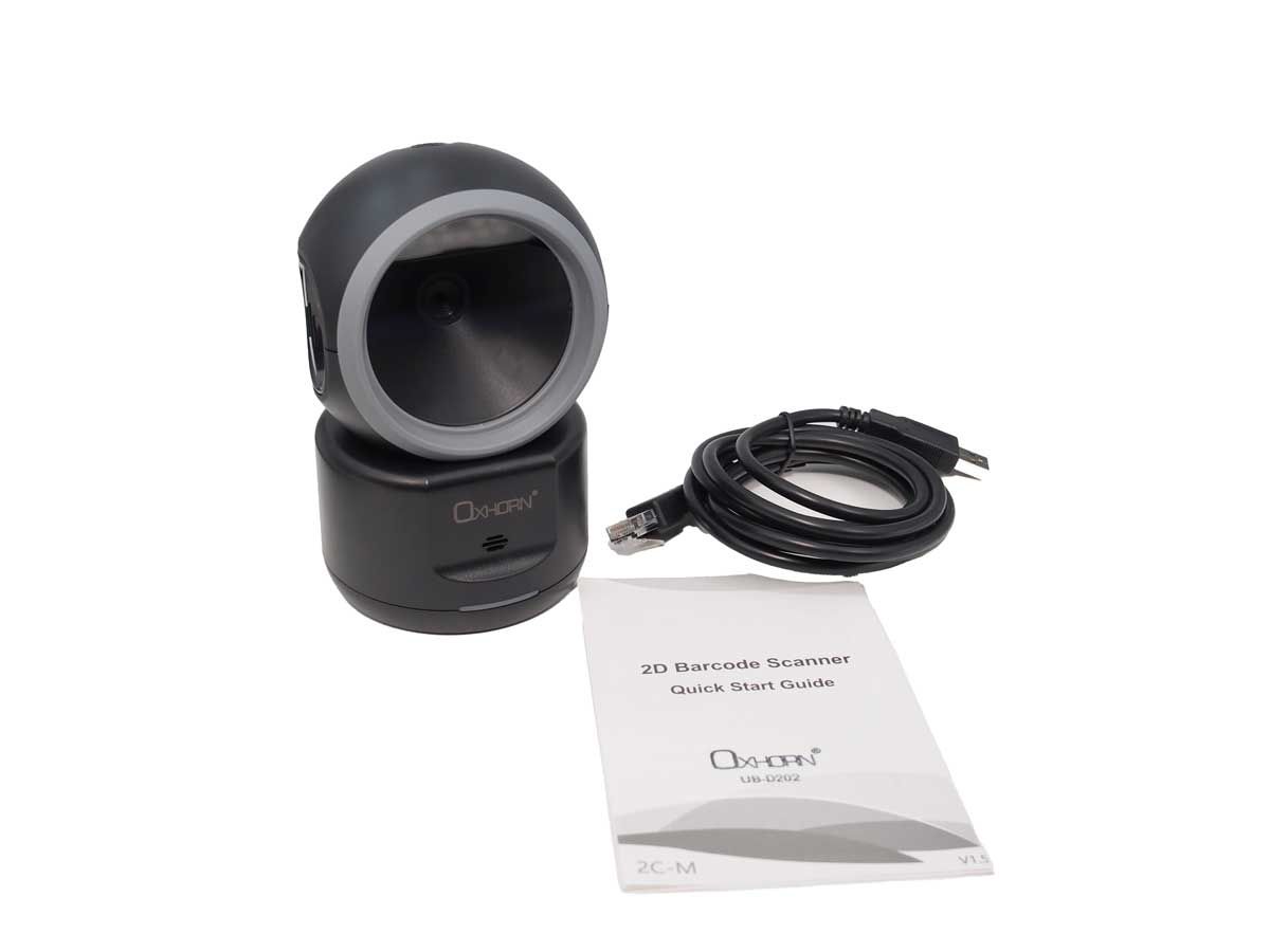 OXHORN UB-D202 Desktop 2D Barcode Scanner V28-ACBOXHUBD202