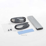 OXHORN UM-311S USB C 3.2 Gen 2 M.2 NVMe Enclosure Silver V28-ACBOXHUM311S
