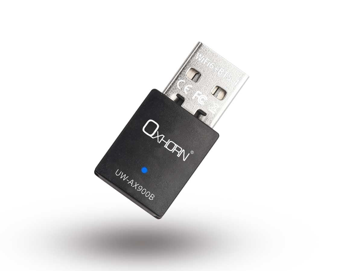 OXHORN UW-AX900B USB AX900 + Bluetooth 5.4 Adapter V28-ACBOXHUWAX900B