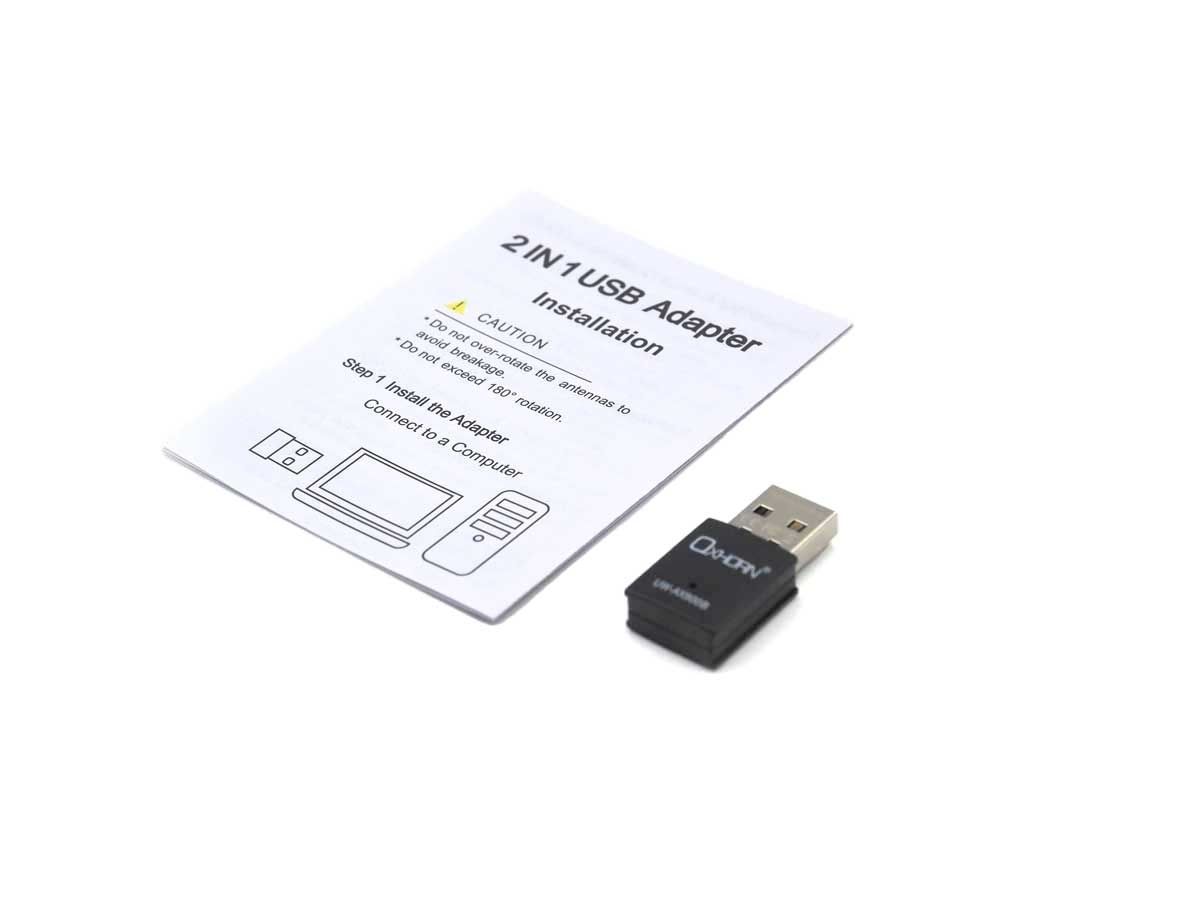 OXHORN UW-AX900B USB AX900 + Bluetooth 5.4 Adapter V28-ACBOXHUWAX900B