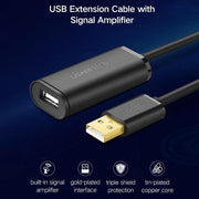 UGREEN 10321 USB 2.0 Active Extension Cable with Chipset 10M V28-ACBUGN10321