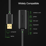 UGREEN 10321 USB 2.0 Active Extension Cable with Chipset 10M V28-ACBUGN10321