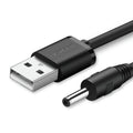 UGREEN USB2.0-A to DC 3.5mm M/F Charging Cable 1m (Black) 10376 V28-ACBUGN10376