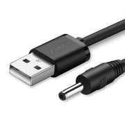 UGREEN USB2.0-A to DC 3.5mm M/F Charging Cable 1m (Black) 10376 V28-ACBUGN10376