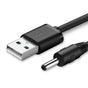 UGREEN USB2.0-A to DC 3.5mm M/F Charging Cable 1m (Black) 10376 V28-ACBUGN10376