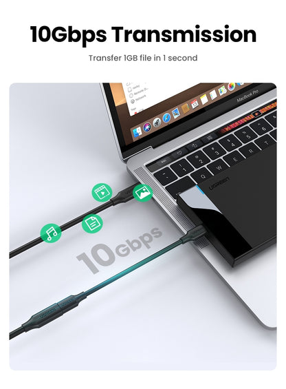 UGREEN 10387 USB-C Extension Cable 1M V28-ACBUGN10387