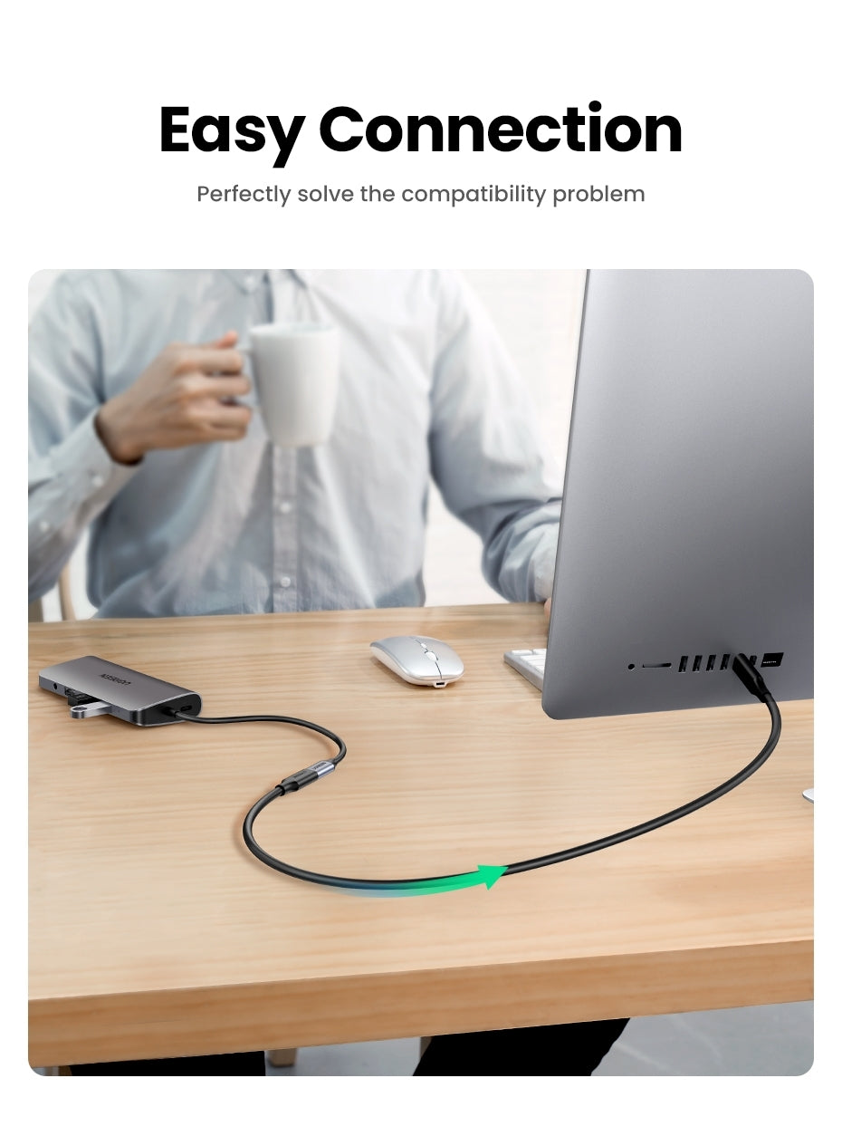 UGREEN 10387 USB-C Extension Cable 1M V28-ACBUGN10387