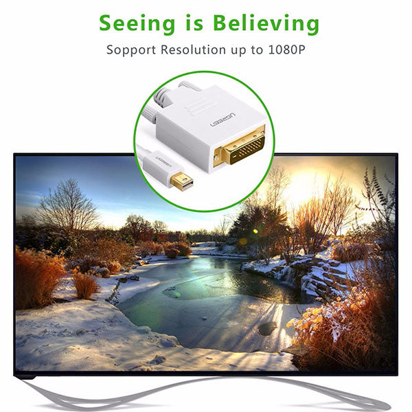 UGREEN Mini DP to DVI cable 3M (10425) V28-ACBUGN10425