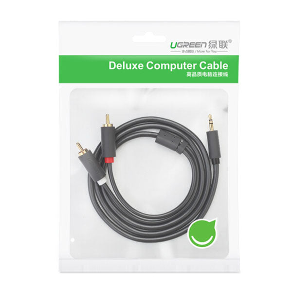 UGREEN 3.5mm male to 2RCA male cable 5M (10513) V28-ACBUGN10513
