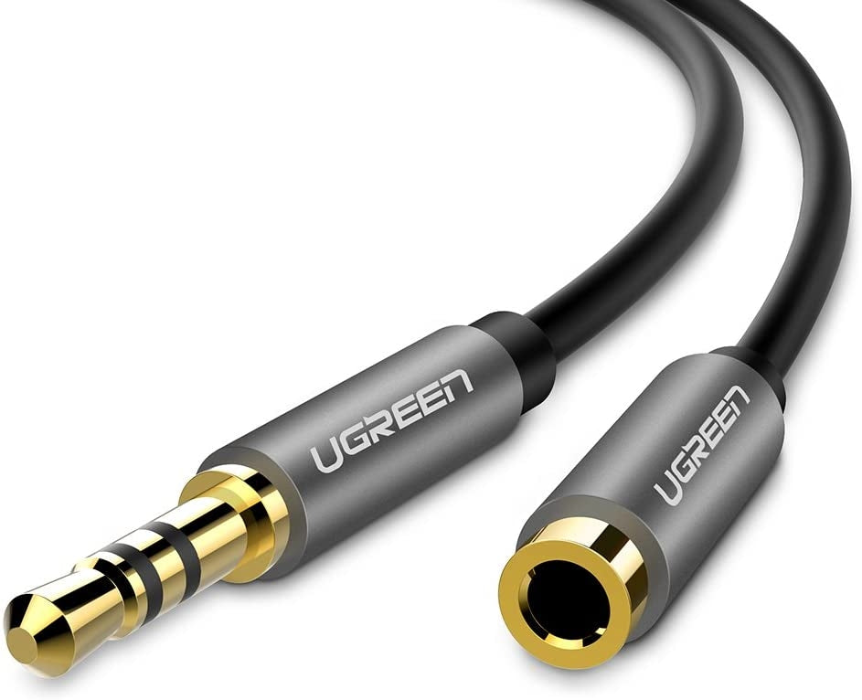 UGREEN 3.5mm Male to 3.5mm Female Extension Cable 5m (Black) 10538 V28-ACBUGN10538