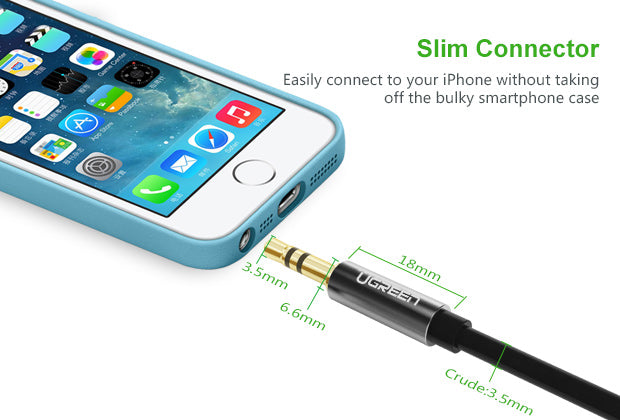 UGREEN 3.5mm male to 3.5mm male cable 3M (10736) V28-ACBUGN10736