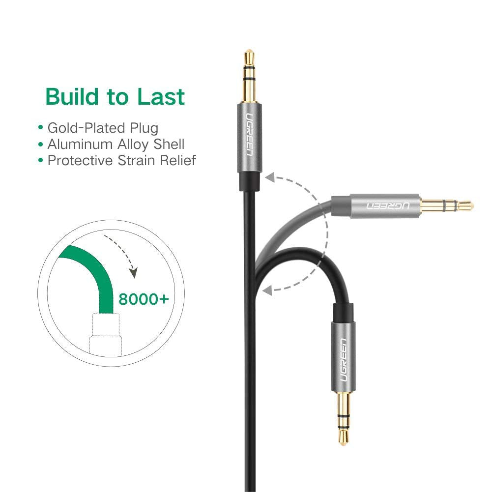UGREEN 3.5mm male to 3.5mm male cable 5M (10737) V28-ACBUGN10737