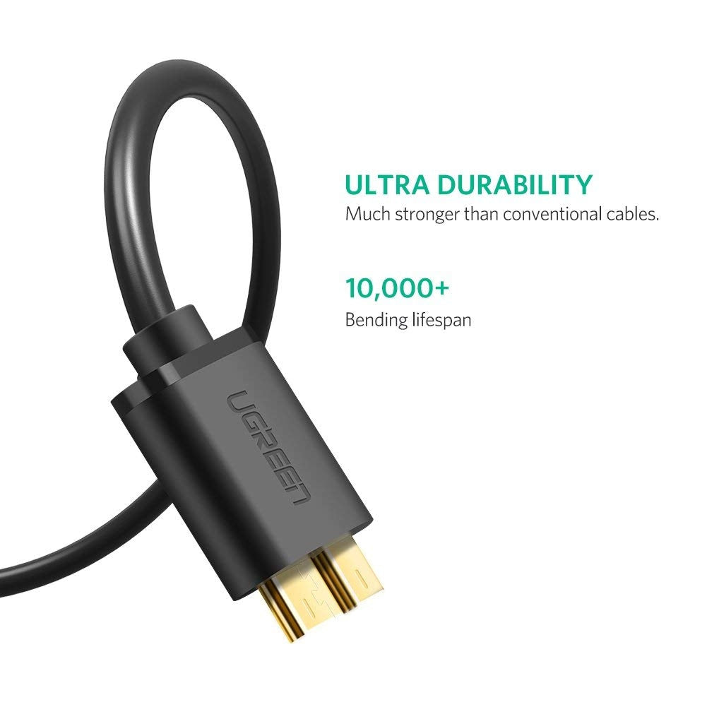 UGREEN USB 3.0 A Male to Micro USB 3.0 Male Cable 1m (Black) 10841 V28-ACBUGN10841