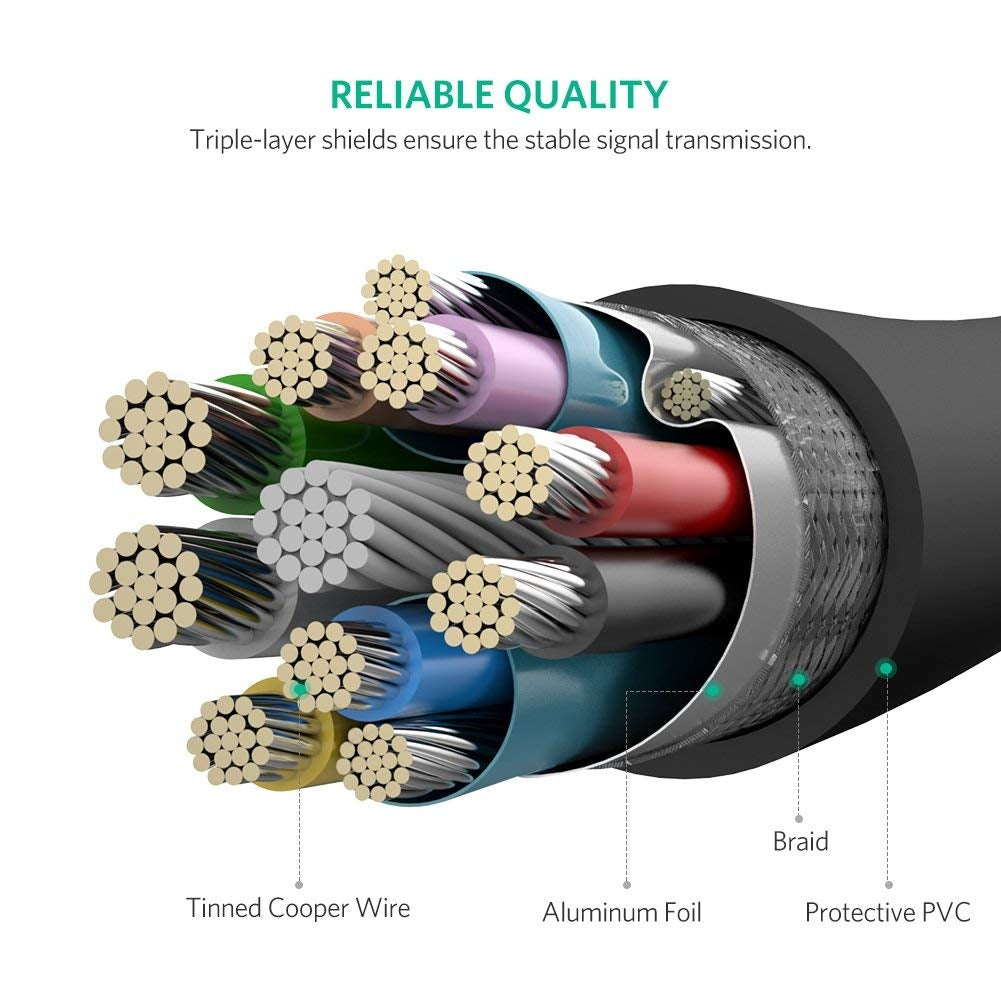 UGREEN USB 3.0 A Male to Micro USB 3.0 Male Cable 1m (Black) 10841 V28-ACBUGN10841