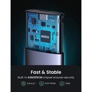 UGREEN 10903 M.2 SATA NGFF SSD Hard Drive Enclosure V28-ACBUGN10903