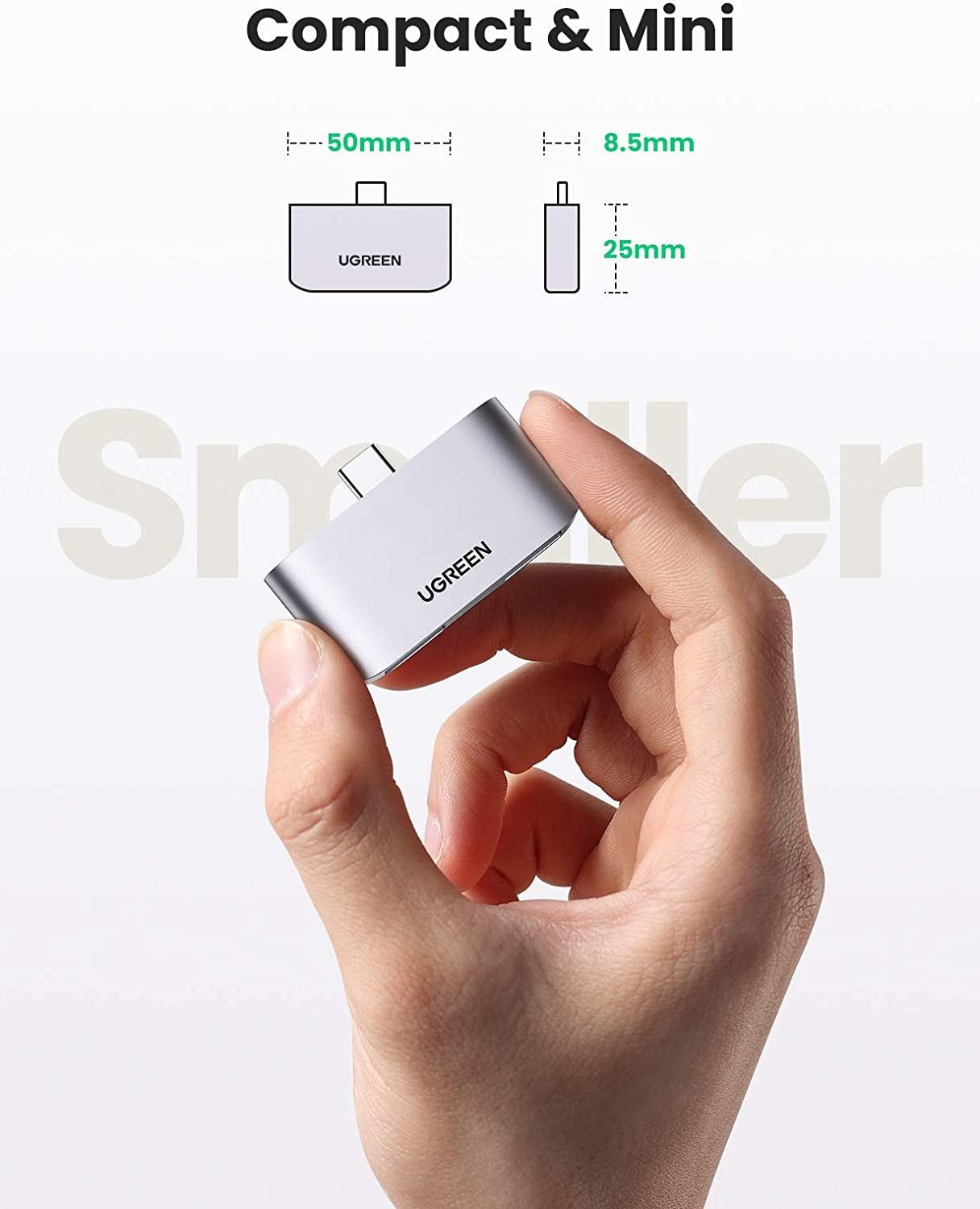 UGREEN 10912 USB-C to USB 3.0 x2 Adapter V28-ACBUGN10912