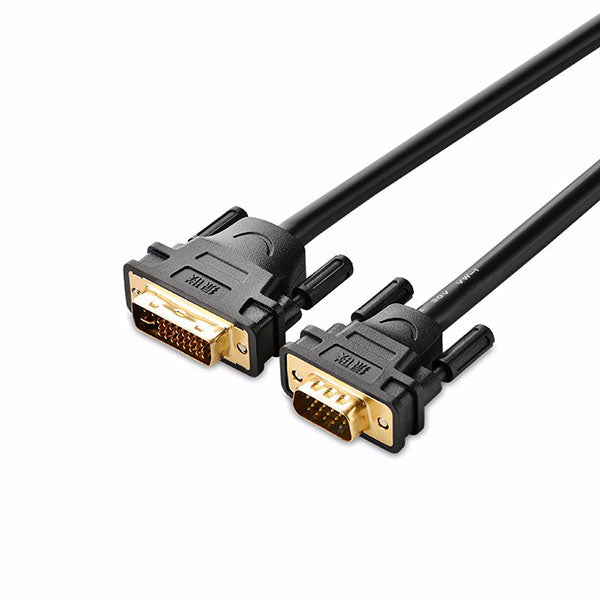 UGREEN DVI (24+5) Male to VGA male Cable - Black 1.5M (11617) V28-ACBUGN11617