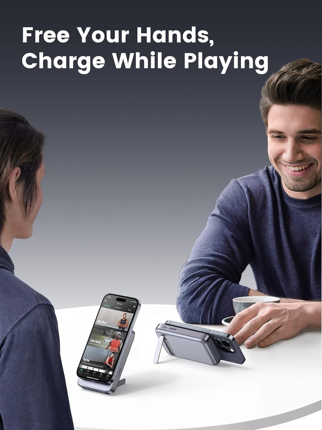 UGREEN 15086 10000mAh Magnetic Wireless Power Bank (Sapce Gray) V28-ACBUGN15086