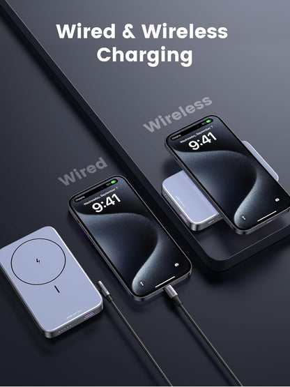 UGREEN 15086 10000mAh Magnetic Wireless Power Bank (Sapce Gray) V28-ACBUGN15086