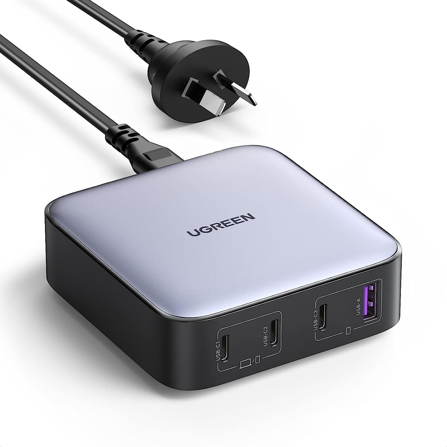 UGREEN 15613 100W USB-C Charger, Nexode 4-Port GaN II Charging Station V28-ACBUGN15613