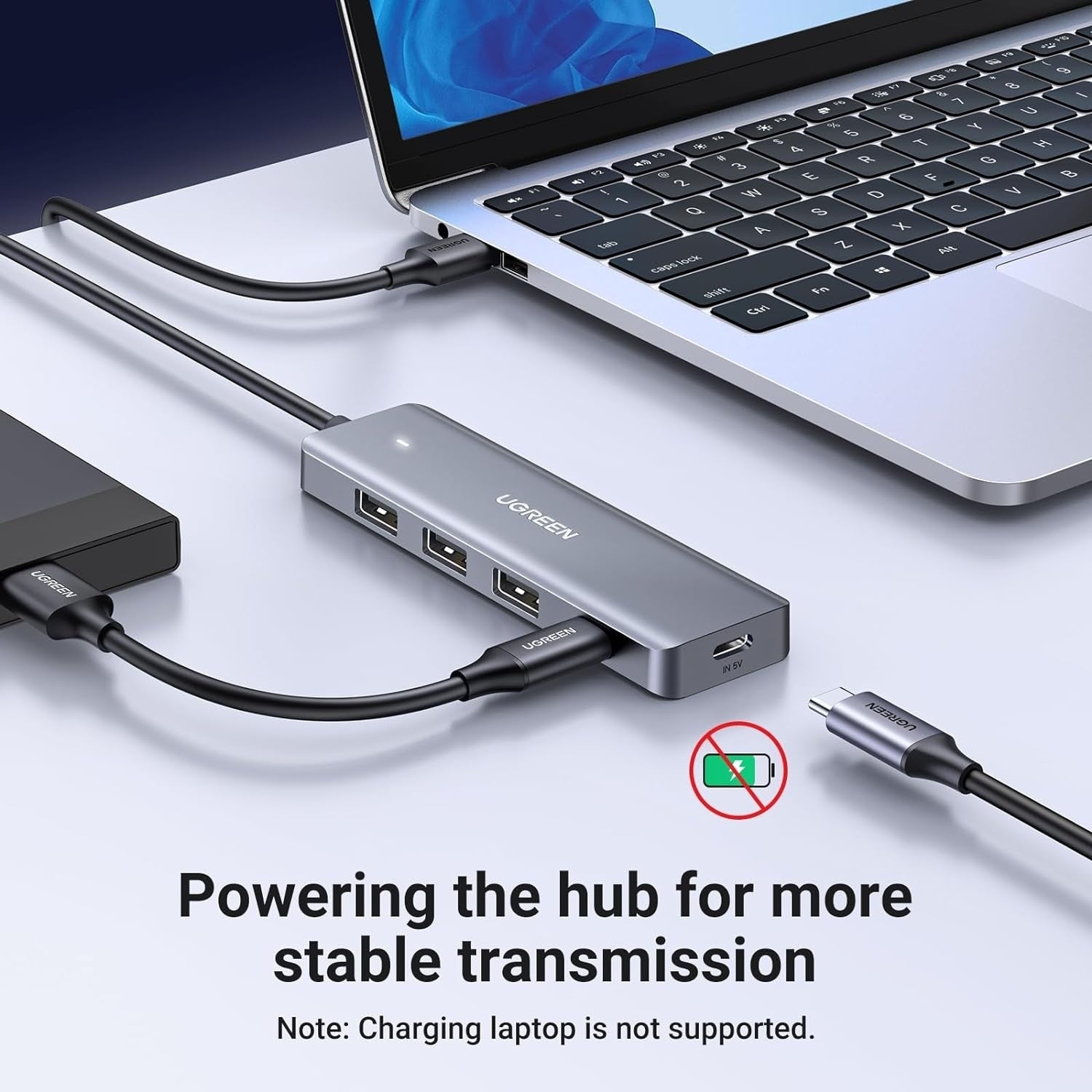 UGREEN 15920 4-Port USB 3.0 Hub V28-ACBUGN15920