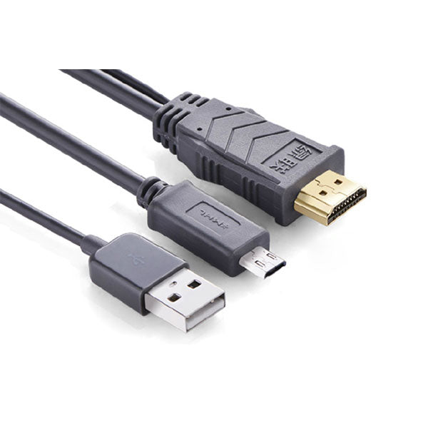 UGREEN MHL Micro USB 11 Pin to HDMI Adater Cable 2M (20139) V28-ACBUGN20139