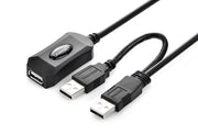 UGREEN USB 2.0 Active Extension Cable with USB Power 5M (20213) V28-ACBUGN20213
