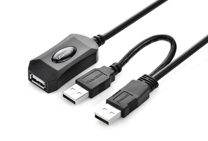 UGREEN USB 2.0 Active Extension Cable with USB Power 5M (20213) V28-ACBUGN20213