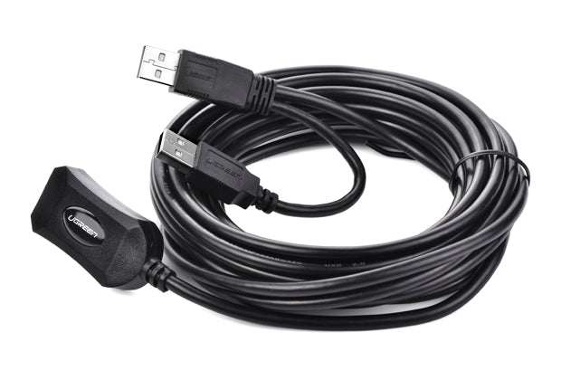UGREEN USB 2.0 Active Extension Cable with USB Power 5M (20213) V28-ACBUGN20213