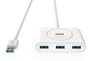 UGREEN USB 3.0 4 Ports Hub White 1M (20283) V28-ACBUGN20283